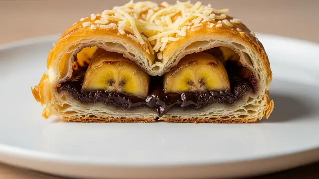 Roti Pisang Bolen Coklat Keju (Image by Gemini AI)