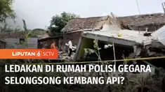 Pemicu ledakan besar yang mengguncang rumah seorang anggota polisi di Desa Sumolawang, Kabupaten Mojokerto, Jawa Timur, perlahan mulai terungkap. Dari lokasi kejadian, polisi menemukan barang bukti bahan peledak kembang api dan selongsongnya.