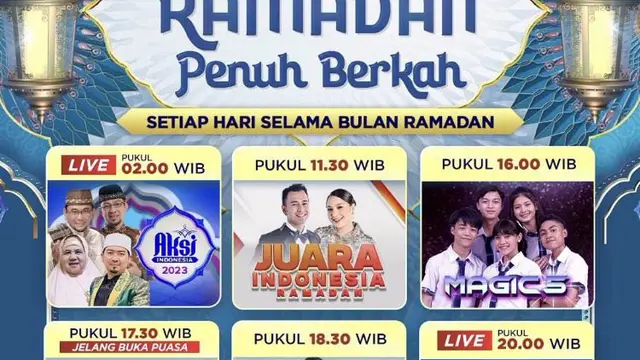 Program-Program Spesial Ramadan Indosiar (Instgram/indosiar).