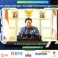 Menteri Koordinator (Menko) Bidang Perekonomian, Airlangga Hartarto beri sambutan dalam webinar kafegama, Jumat (5/11/2021) (Dok: tangkapan layar/Pipit I.R)
