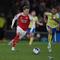 Aksi Martin Odegaard dalam laga Southampton vs Arsenal di FA Cup 2025/2026, Minggu (5/4/2026). (AP Photo/Dave Shopland)