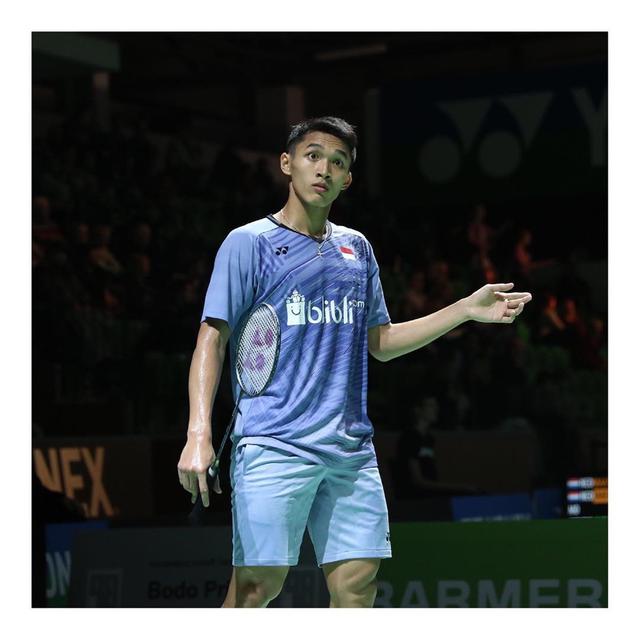 Momen Saat Jonatan Christie Sedang Bertanding Bela Indonesia