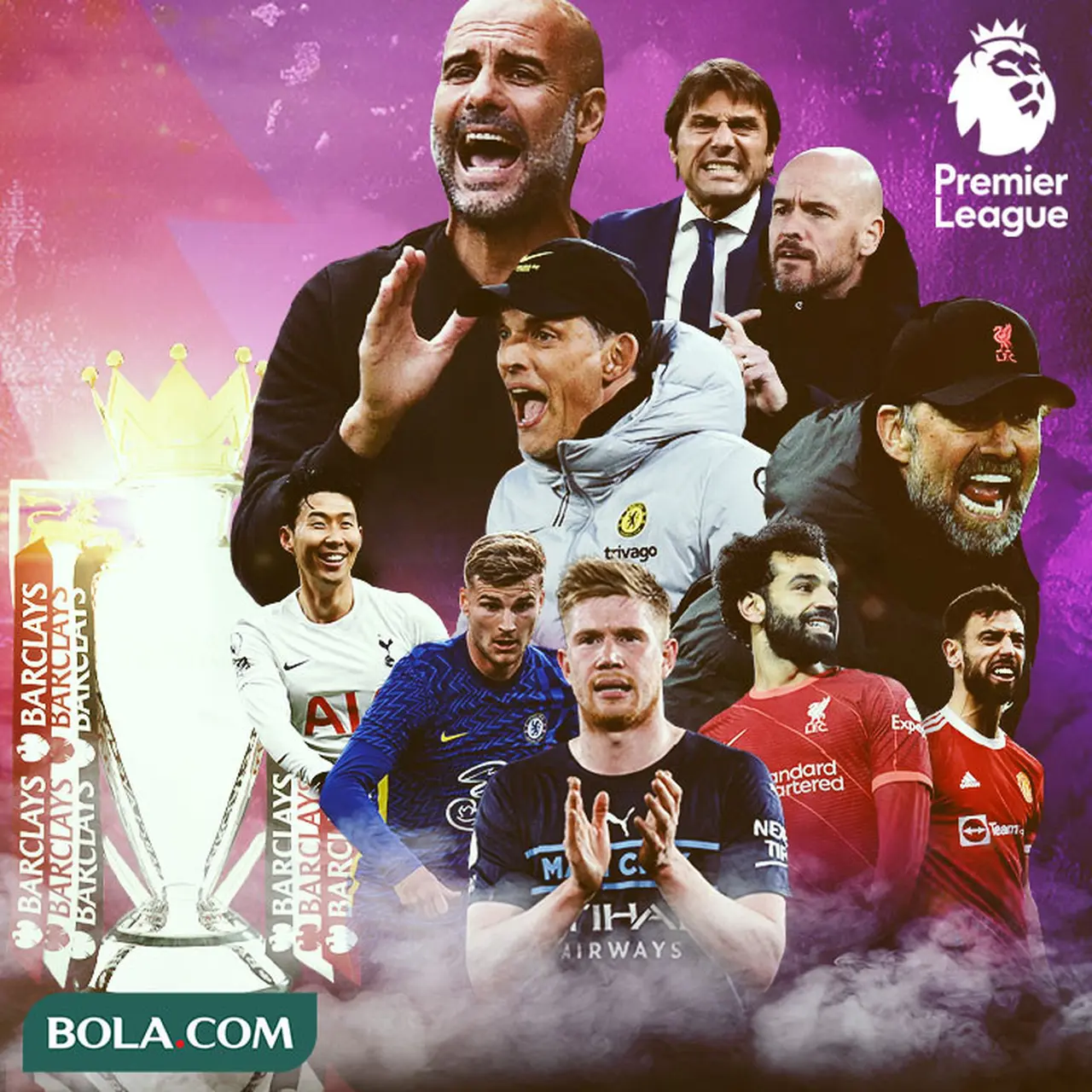 Premier League - Ilustrasi Liga Inggris Pemain dan Pelatih Musim 2022-23