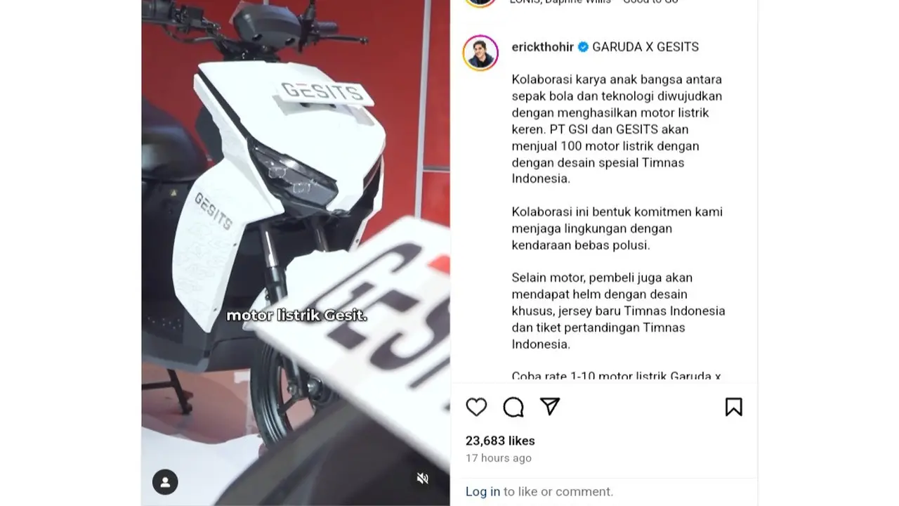 motor listrik Gesits