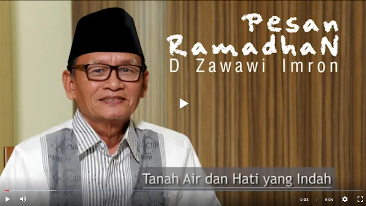Zawawi Imron, Tanah Air Dan Hati yang Indah