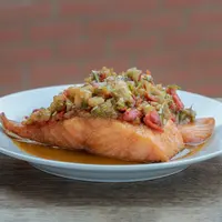 ilustrasi ikan salmon/anutr tosirikul/Shuttersttock