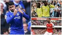 Pencetak gol terbanyak Premier League 2016-2017 hingga pekan ke-8 masih dipimpin oleh striker Chelsea, Diego Costa dengan torehan tujuh gol. (AFP)