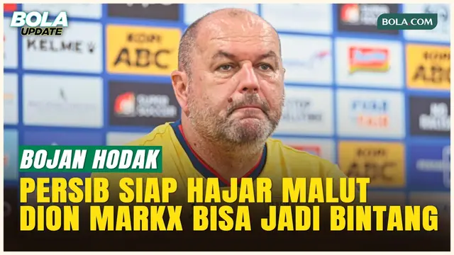 Bojan Hodak Ungkap Persib Siap Tempur Lawan Malut United: Ramon Belum Fit, Dion Markx Siap Tampil