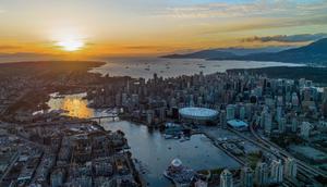 Pemandangan udara Stadion BC Place di Vancouver, Kanada, menjelang Piala Dunia FIFA 2026 pada 20 Maret 2026. (Elizabeth Ruiz Ruiz/Getty Images/AFP)