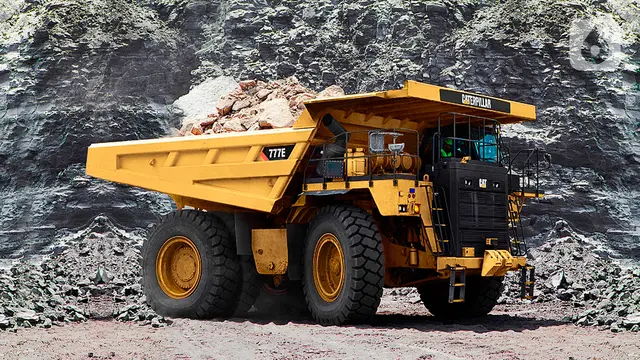 Truk Tambang Cat 777E yang Irit Bahan Bakar