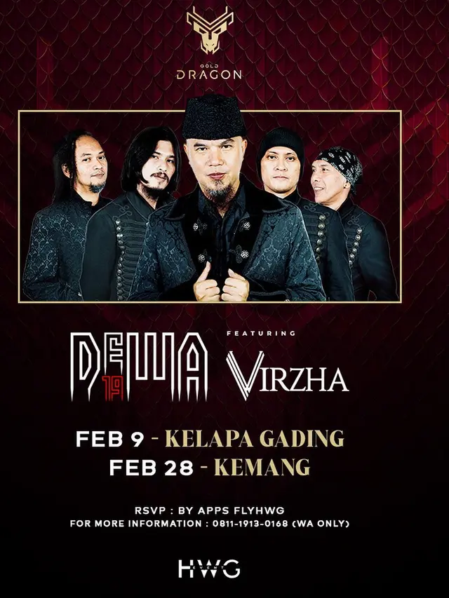 Dewa 19 Siap Gemparkan Outlet HW Group Jakarta