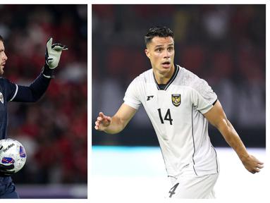 Bursa transfer tengah musim BRI Super League dipanaskan dengan romor merapatknya Maarten Paes dan Joey Pelupessy ke Persib Bandung. (Foto Kolase: Bola.com/Bagaskara Lazuardi & Abdul Aziz)