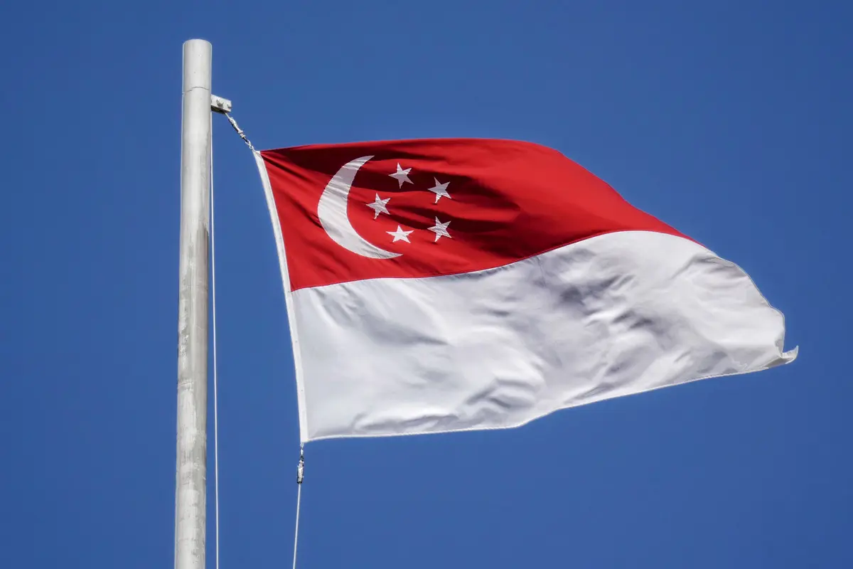 Bendera Singapura (unsplash)