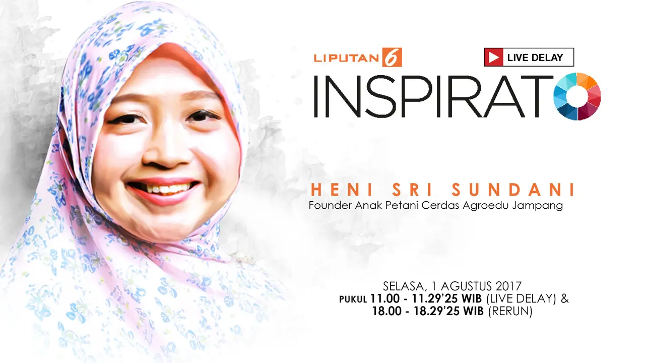 Saksikan Inspirato Bersama Heni Sundani, Founder Agroedu Jampang