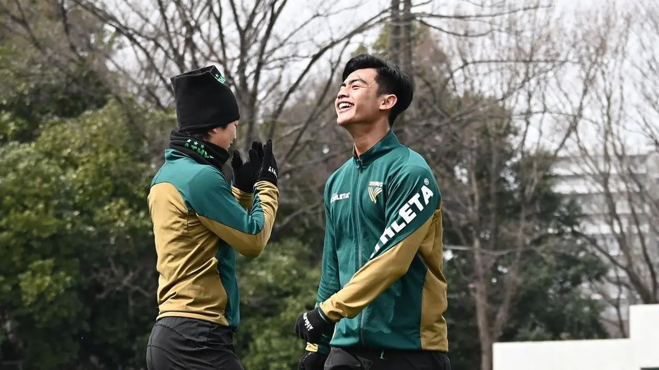 Pratama Arhan berlatih bersama Tokyo Verdy.