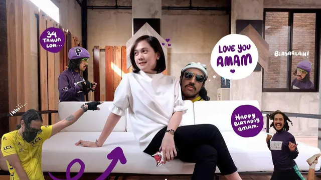 6 Potret Harmonis Randy Nidji dan Istri, Kompak Bareng Dua Anak