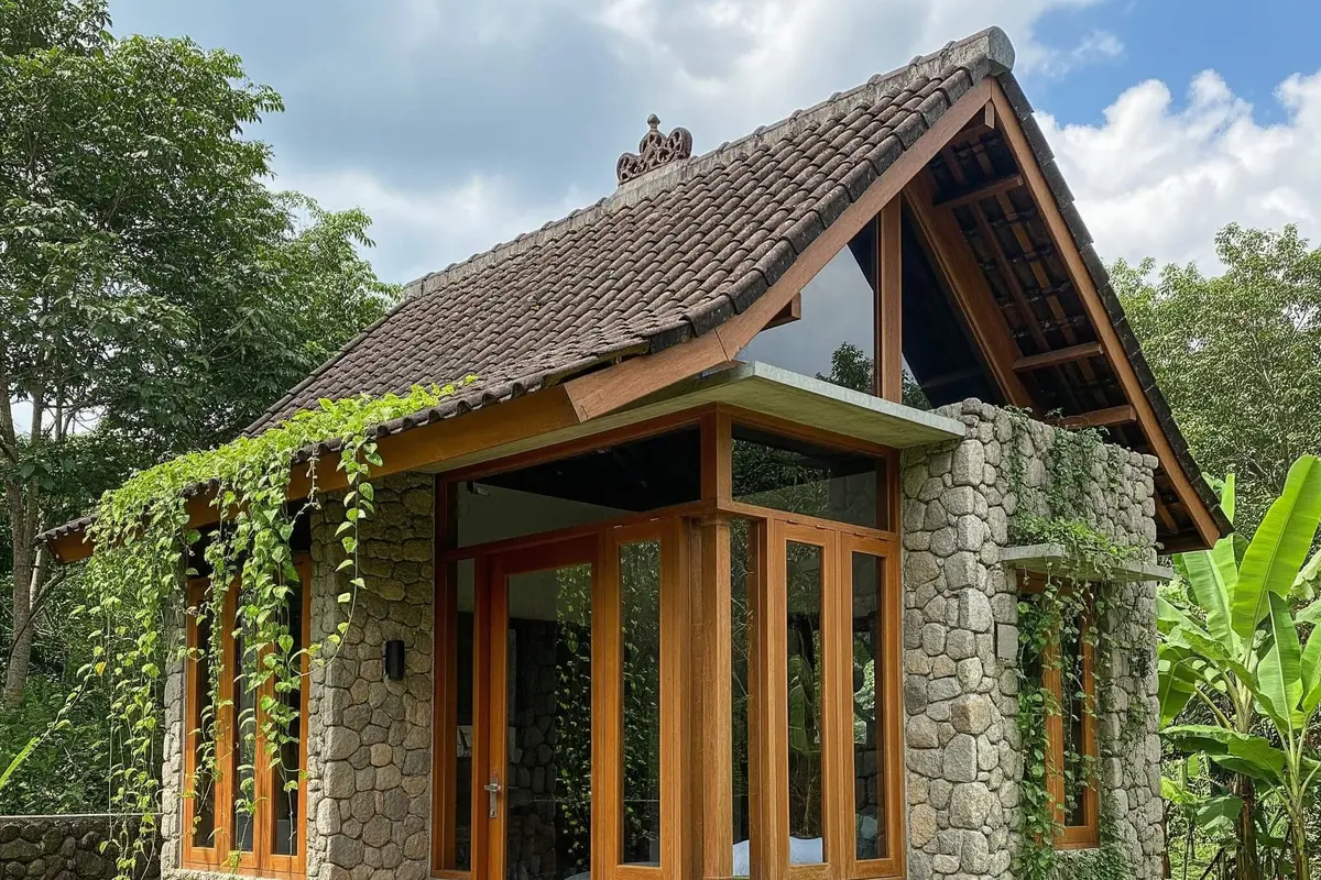 Desain Rumah Mungil Ala Villa
