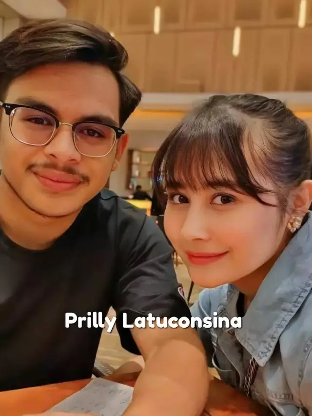 Potret Prilly Latuconsiana bersama adiknya (Sumber: TikTok/@niff2005)