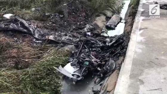 VIDEO: Detik-Detik Pesawat Kecelakaan Sesaat sebelum Mendarat