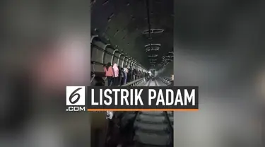 Listrik Padam di wilayah di Jabodetabek dan sekitarnya. Kondisi ini mengakibatkan operasional 4 MRT Jakarta terhenti di dalam tanah pada pukul 11.50 WIB. Penumpang dievakuasi ke stasiun terdekat