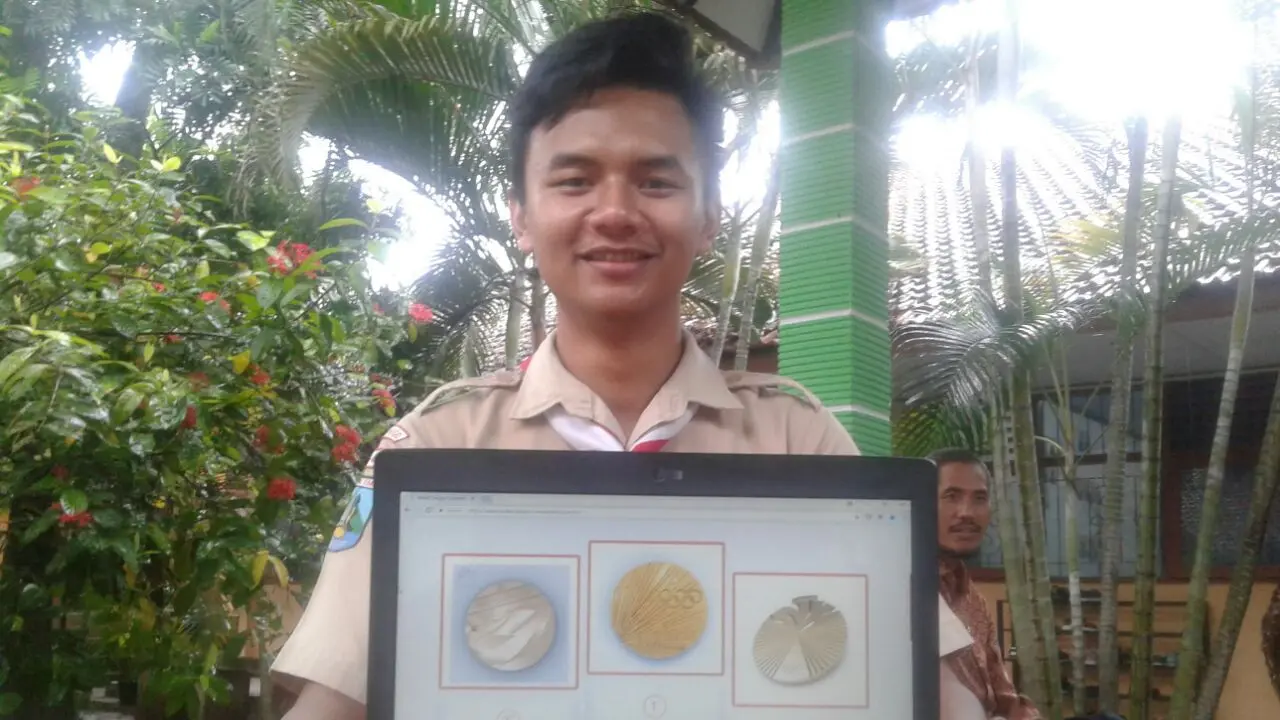 Juara Desain Medali Olimpiade 2018, Siswa Ponorogo Sempat Ragu