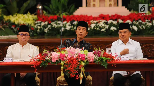 Jokowi Buka Puasa Bersama Pimpinan Lembaga Negara di Istana