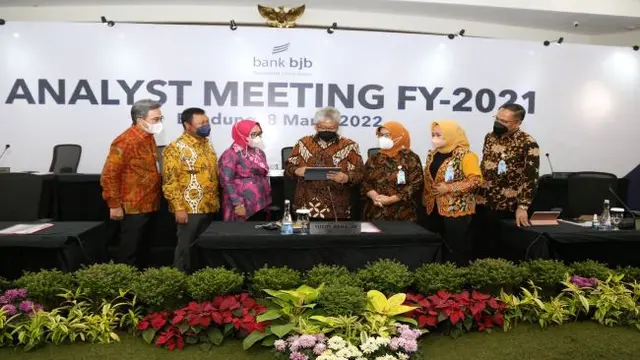 Analyst meeting 2021 PT Bank BJB Tbk (BJBR), Selasa (8/3/2022) (Foto: Bank BJB)