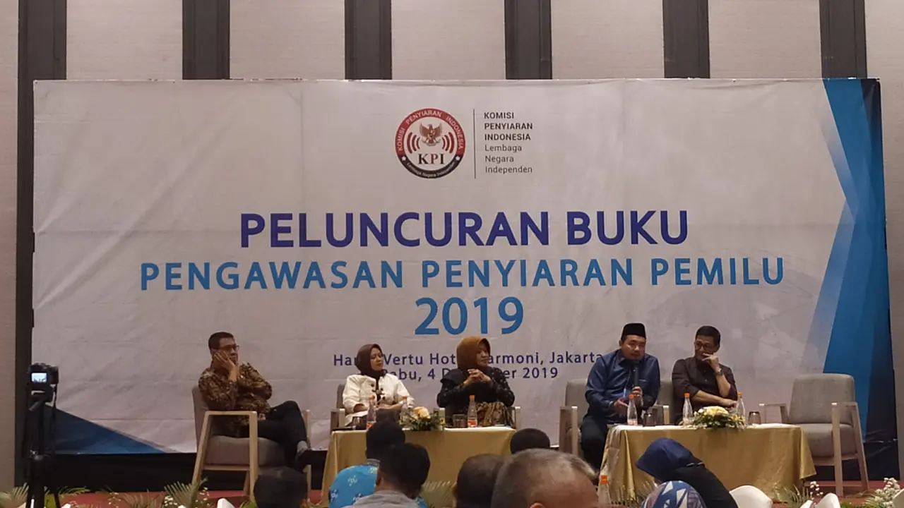 KPI Luncurkan buku tentang pengawasan penyiaran Pemilu 2019