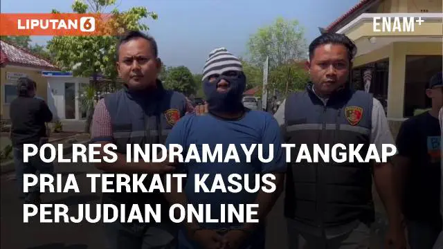 VIDEO: Polres Indramayu Tangkap Pria Terkait Kasus Perjudian Online