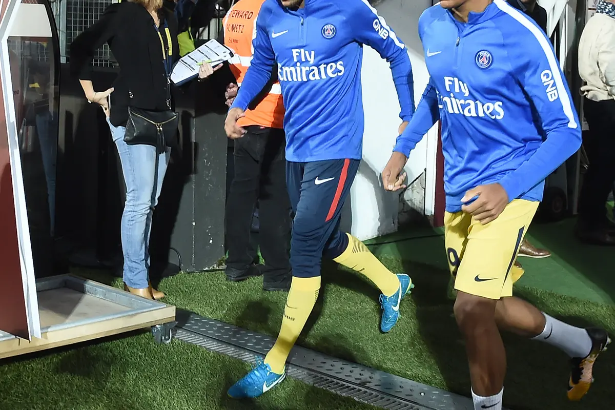 PSG-Neymar-Kylian Mbappe 