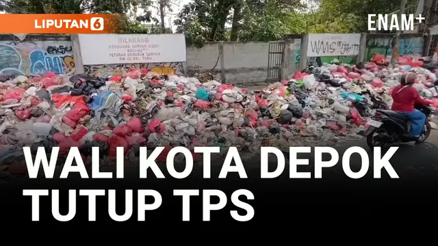 BANYAK TUMPUKAN SAMPAH DI PINGGIR JALAN, WALI KOTA DEPOK TUTUP TPS