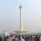 Ratusan orang ramaikan Festival Damai di Monas.