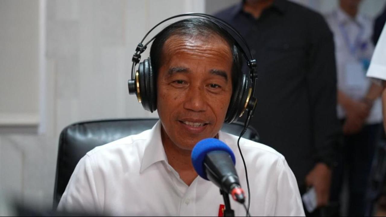 Jokowi Siaran dari RRI IKN