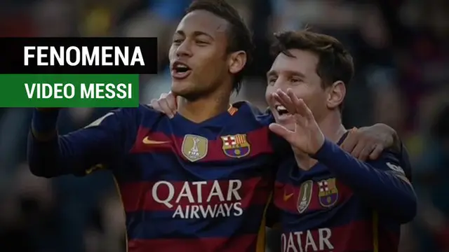 Berita video fenomena video Lionel Messi di media sosial Instagram soal Neymar hengkang dari Barcelona. Seperti apa video yang diunggah?