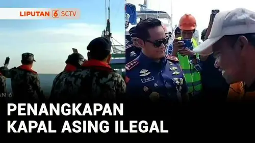 VIDEO: KKP Tangkap 2 Kapal Asing Pencuri Ikan Asal Malaysia