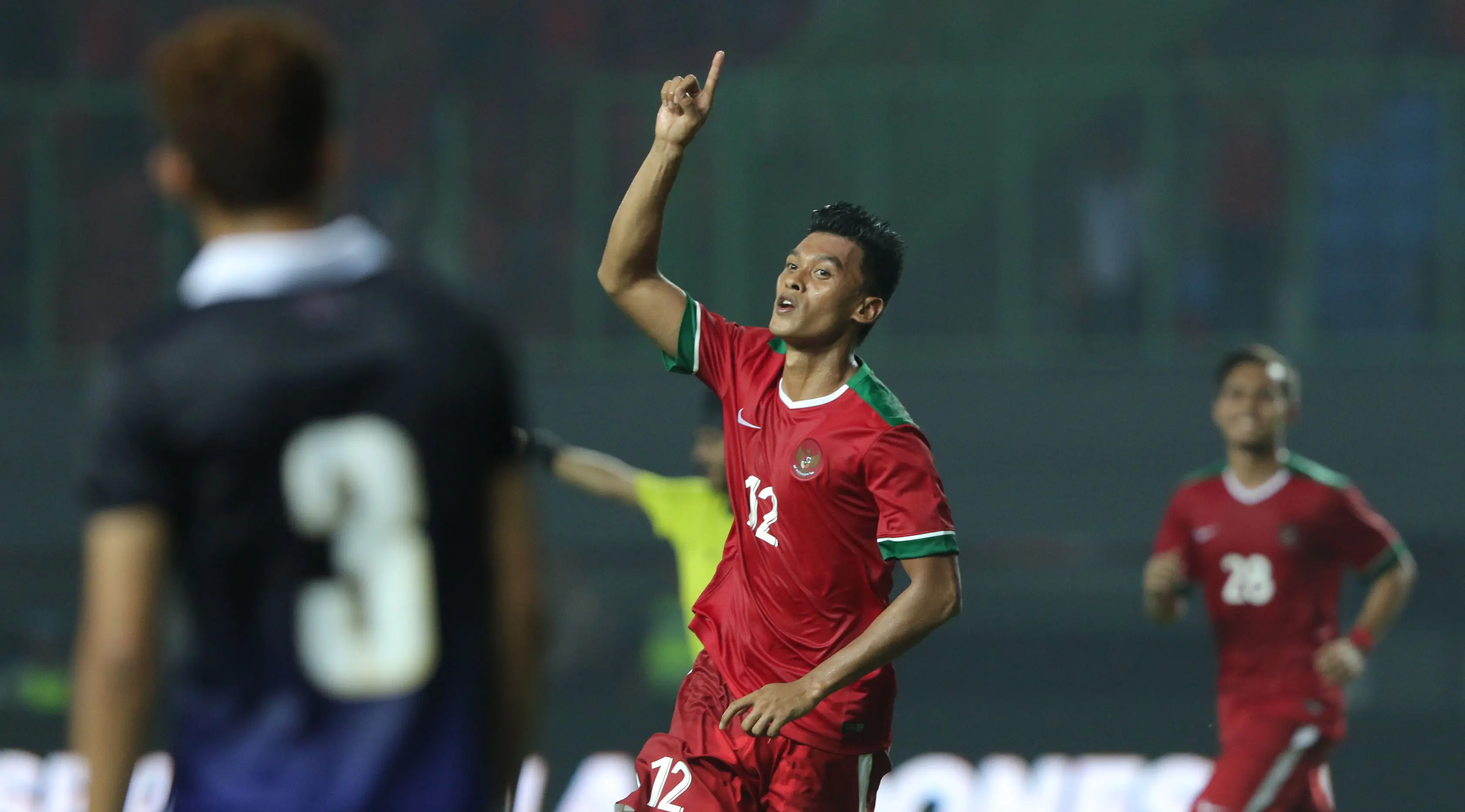 Lerby Leandry saat membela timnas Indonesia. (Liputan6.com/Helmi Fithriansyah)