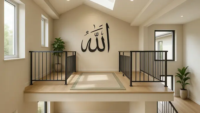 Inspirasi Mushola Kecil dalam Rumah/via AI