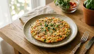 Resep Telur Dadar Isi Makaroni dan Wortel, Gurih dan Praktis