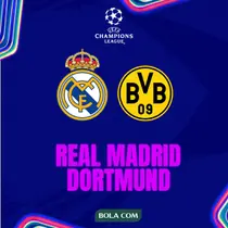 Liga Champions - Real Madrid Vs Dortmund (Bola.com/Adreanus Titus)