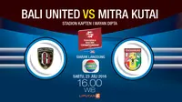 Bali United vs Mitra Kutai kartanegara (Liputan6.com/Abdillah)