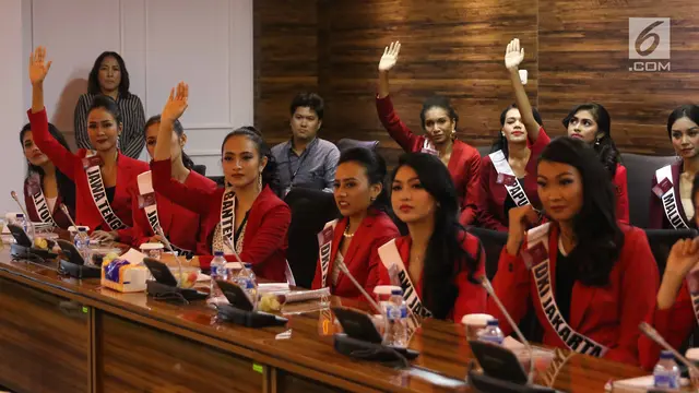 Finalis Puteri Indonesia 2018 Dapat Pembekalan Ekonomi dari KEIN