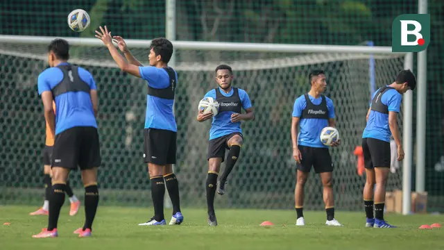 Foto: Latihan Pungkasan Timnas Indonesia Menjelang Kualifikasi Piala AFC 2023 Melawan Taiwan