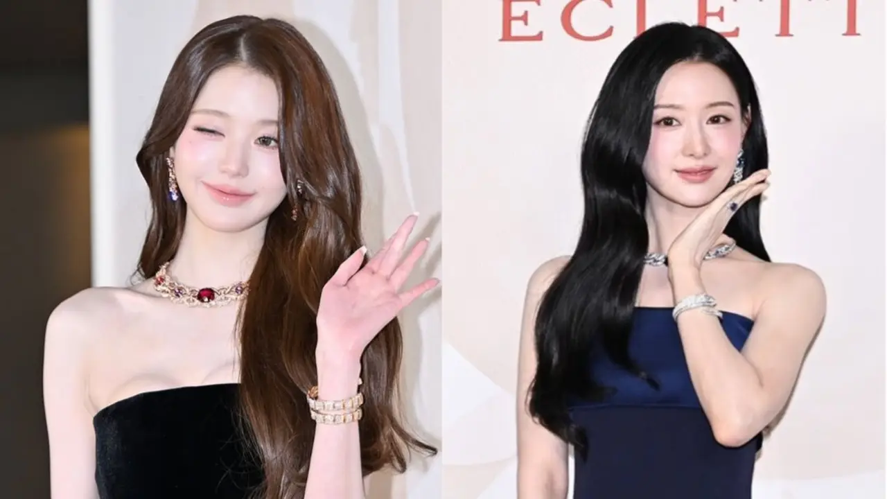 Adu Gaya Kim Ji-won vs Jang Wonyoung di Event Bvlgari Eclettica, Sama-sama Tampil Glamour dengan Strapless Dress