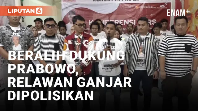 VIDEO: Catut Dukungan ke Prabowo, Ganjar Milenial Center Polisikan Mantan Relawan