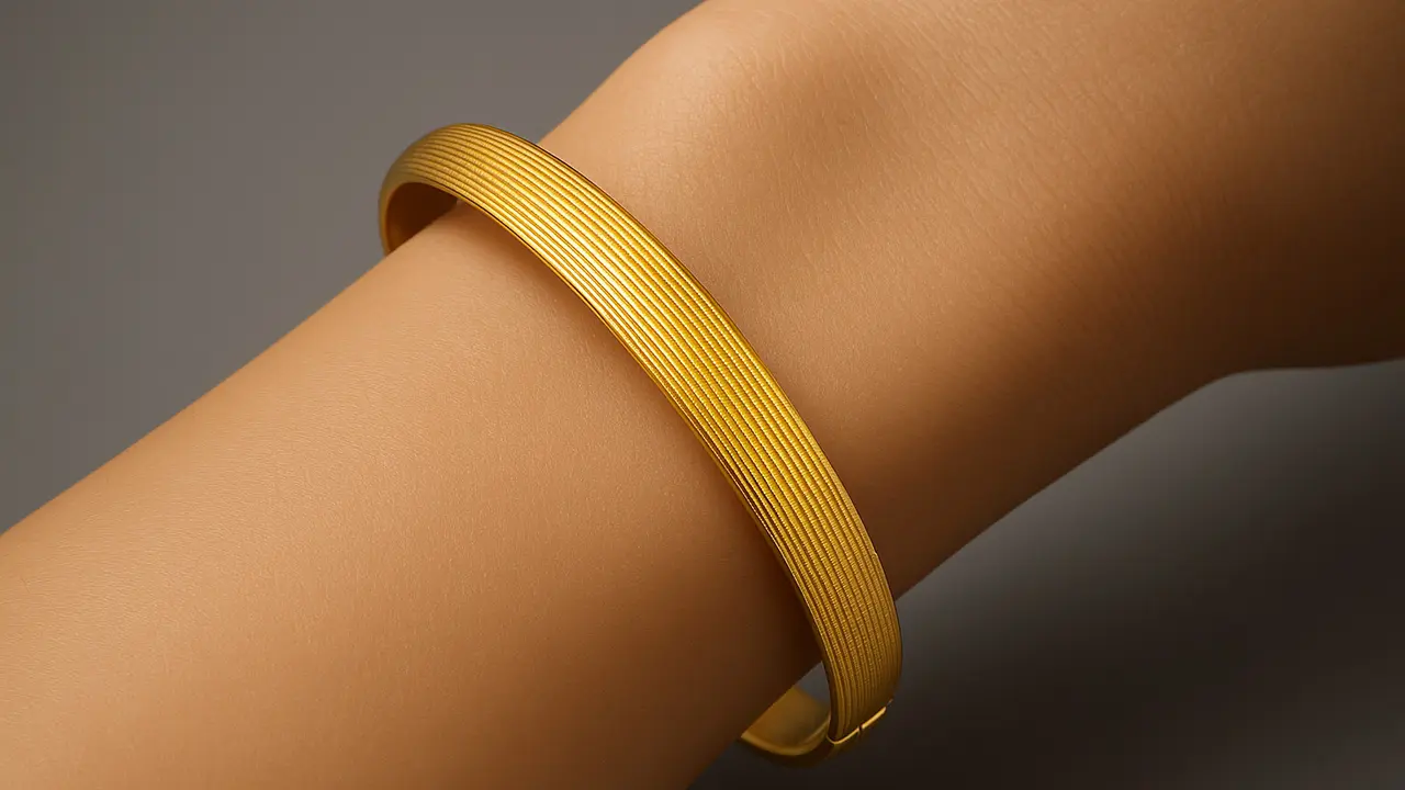 8 Model Gelang Emas 24 Karat 10 Gram Yang Lagi Tren, Mewah Tapi Simpel Untuk Sehari-Hari