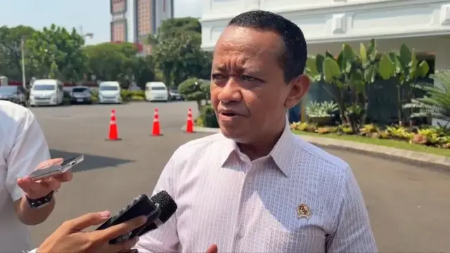 Menteri Energi dan Sumber Daya Mineral (ESDM) Bahlil Lahadalia di Istana Kepresidenan Jakarta, Senin (3/8/2026).