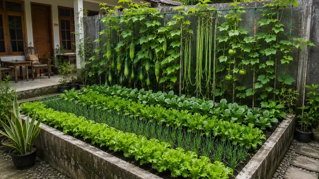 Kebun Sayur di Bekas Kolam Ikan: ChatGPT