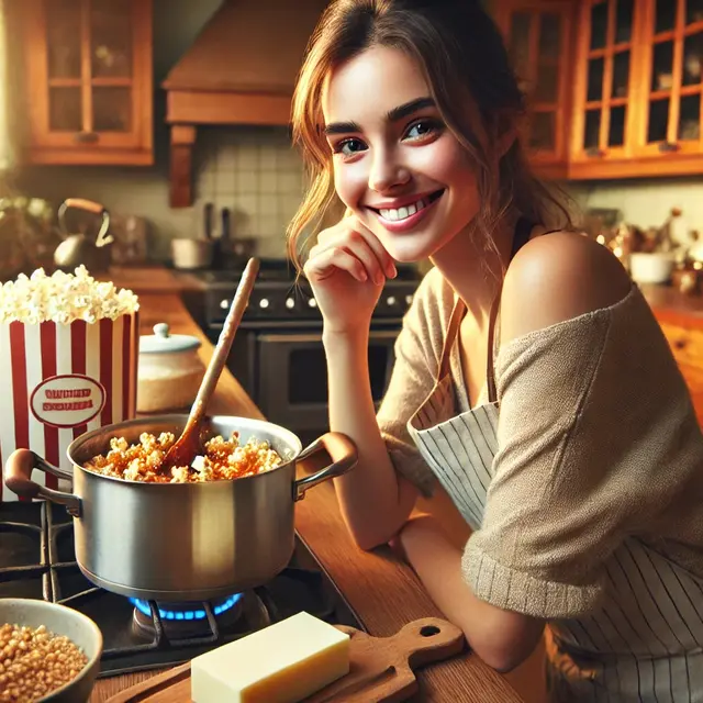 Cara Membuat Popcorn Caramel Ala Bioskop