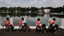 Sejumlah penyandang disabilitas menghadiri acara peringatan Hari Disabilitas Internasional, Jakarta, Rabu (10/12/2014). (Liputan6.com/Johan Tallo)