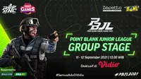 Live Streaming Kompetisi Point Blank Junior League Fase Grup di Vidio, 11-12 September 2021. (Sumber : dok. vidio.com)